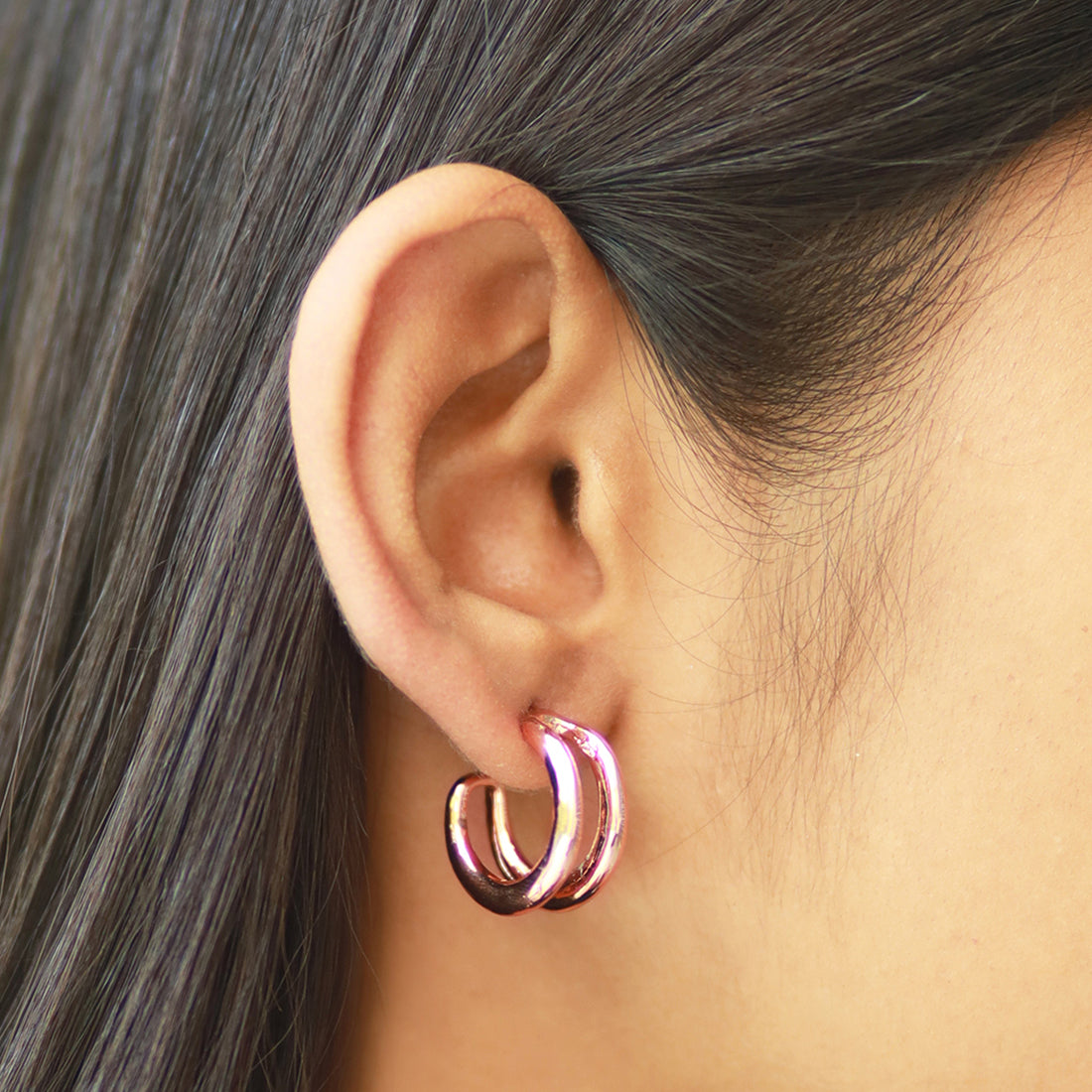 Contemporary on sale hoop earrings